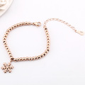 Dubai Nueva Moda Fancy Design Women Gold Bracelet, Hand Chain Girl Bangle Jewelry Lady Rose Gold Bracelet